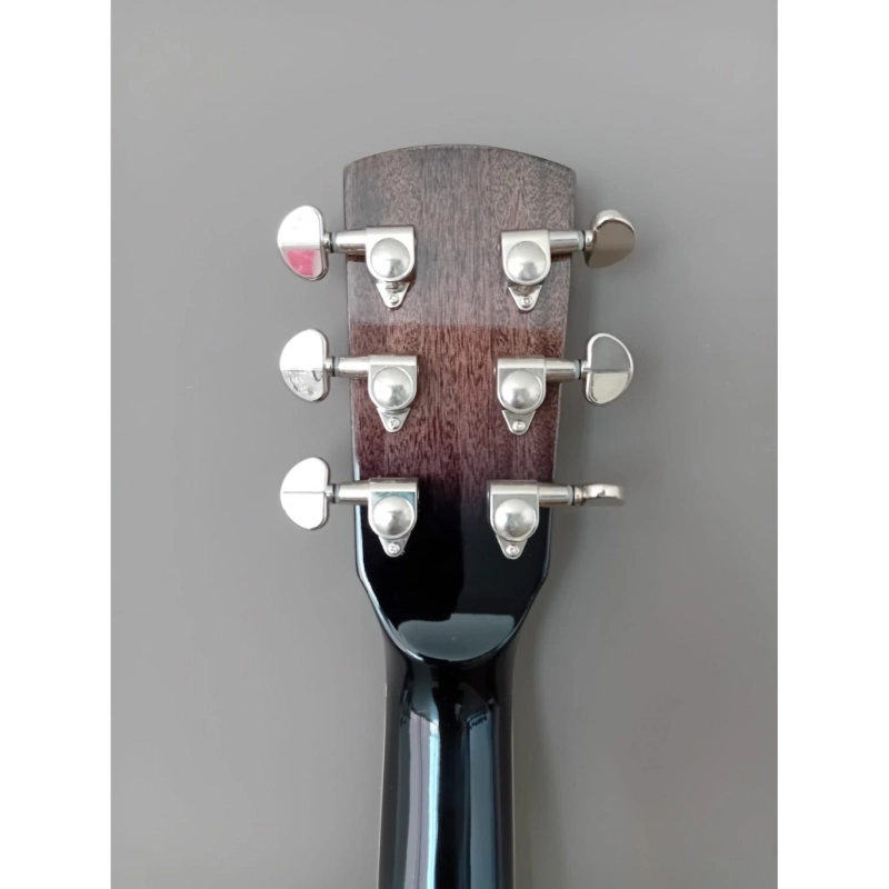 KING GSJ-232 TBK 42" Chitarra Acustica JUMBO Solid top transparent black