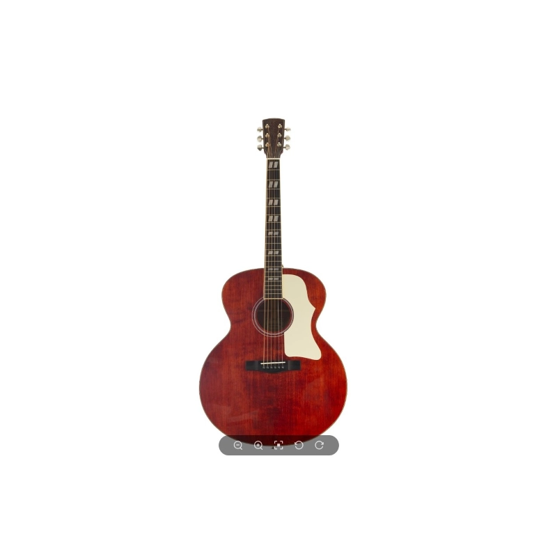 KING GSJ-232 TWR 42" Chitarra Acustica JUMBO Solid top wine red