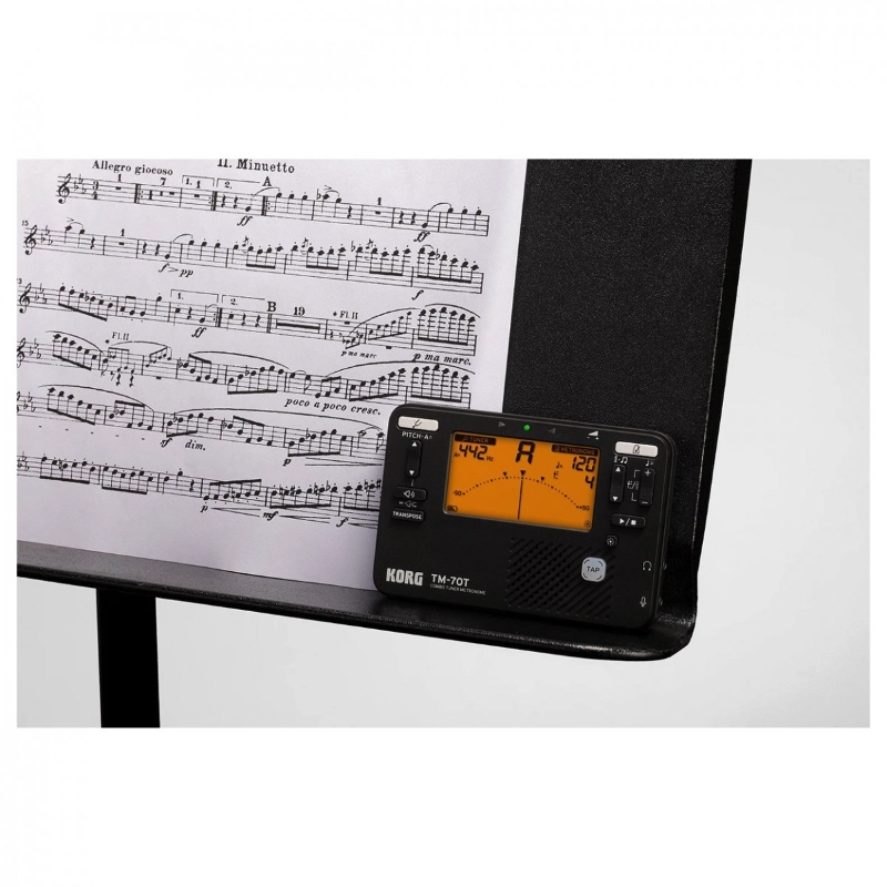 Korg TM70T BK Accordatore Cromatico e Metronomo Nero