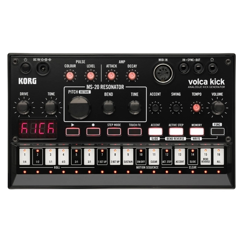 Korg Volca Kick Sintetizzatore Analogico di Suoni di Grancassa e Basso