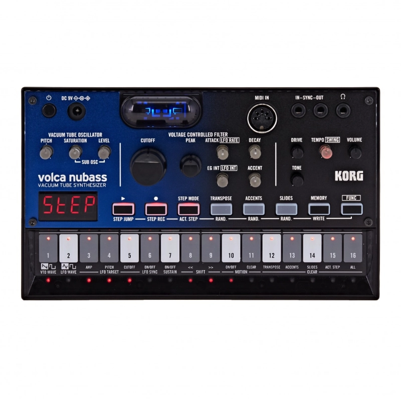 Korg Volca NuBass Modulo Sintetizzatore Monofonico Analogico di Bassi con Tecnologia Nutube