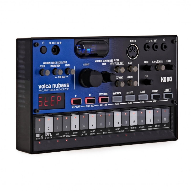 Korg Volca NuBass Modulo Sintetizzatore Monofonico Analogico di Bassi con Tecnologia Nutube