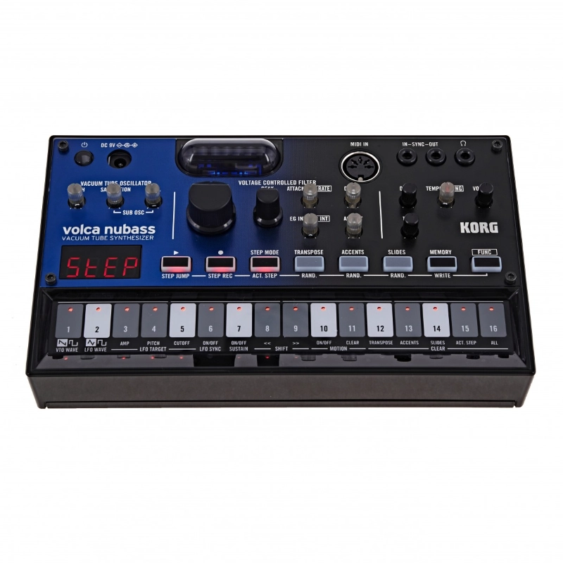 Korg Volca NuBass Modulo Sintetizzatore Monofonico Analogico di Bassi con Tecnologia Nutube