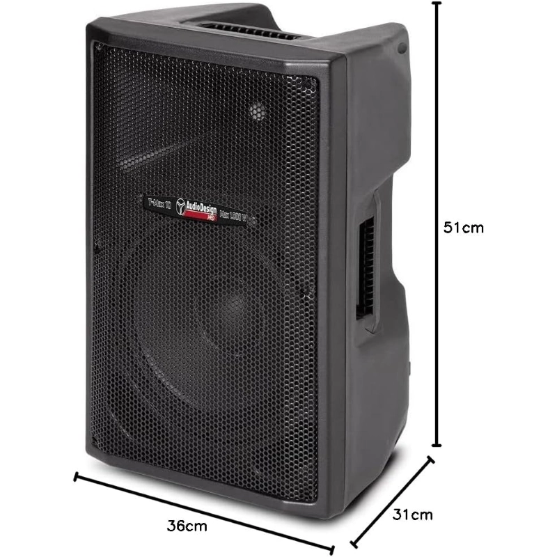 Audio Design T MAX EVO 10 Diffusore Attivo a 2 Vie 10" 1000W
