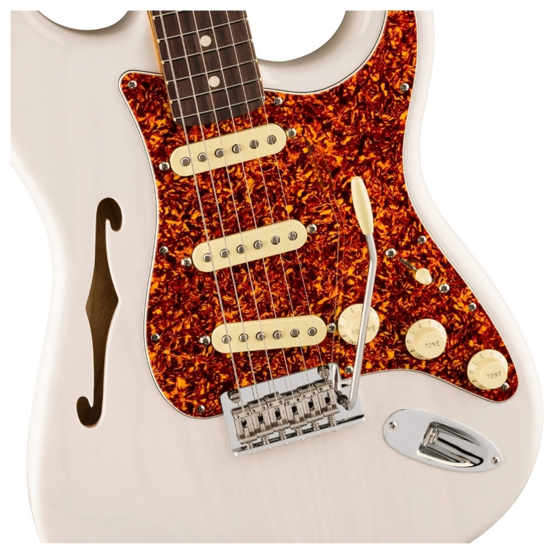 Fender American Professional II Stratocaster® Thinline, Rosewood Fingerboard, White Blonde 0171010701