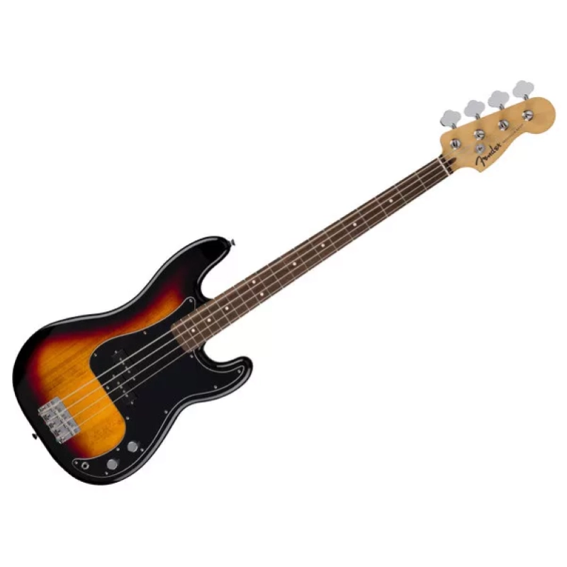 Fender Standard Precision Bass®, Laurel Fingerboard, Black Pickguard, 3-Color Sunburst 0266641500