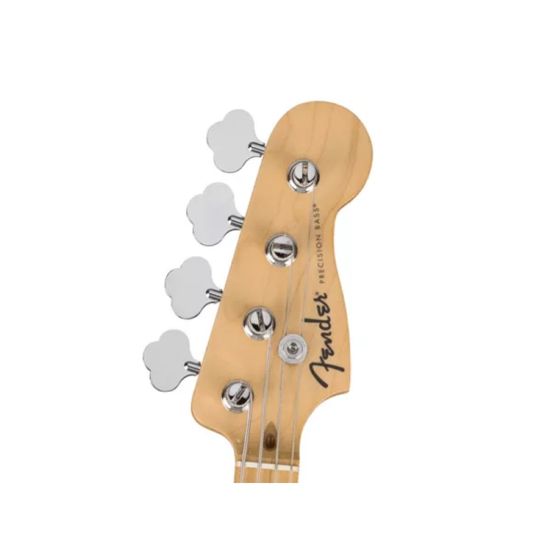 Fender Standard Precision Bass®, Maple Fingerboard, Black Pickguard, Olympic White 0266621505