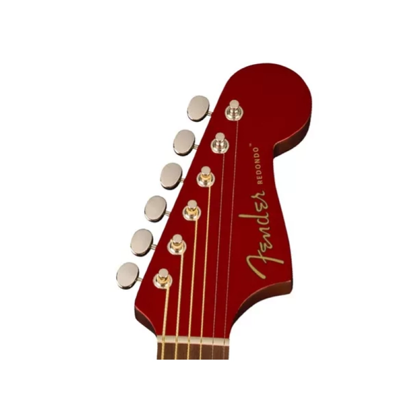 Fender Redondo Player, Walnut Fingerboard, White Pickguard, Candy Apple Red