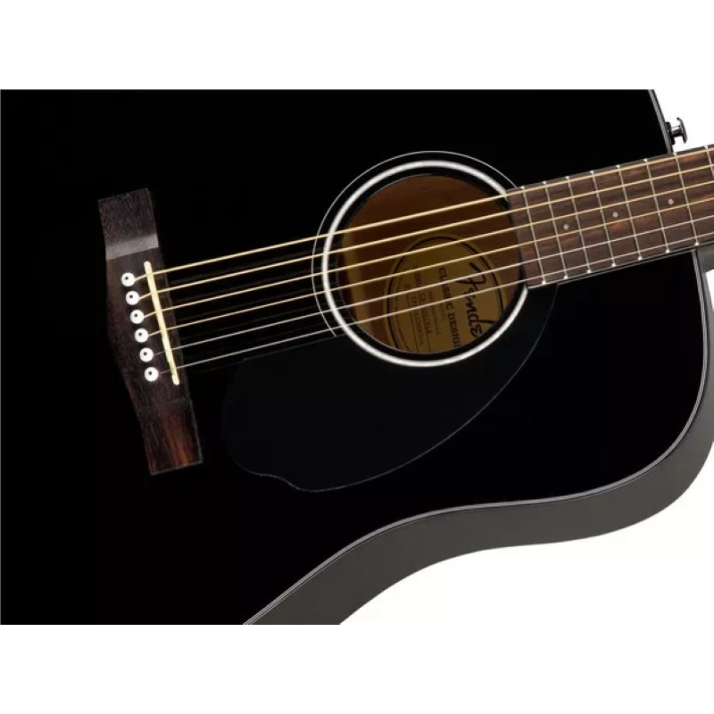 Fender CD60S Dreadnought, Walnut Fingerboard, Black 0970110006