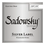 Sadowsky SAC STR SBCS 40 Corde per Basso Elettrico 040-100 SS