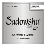 Sadowsky SAC STR SBCS 45 Corde per Basso Elettrico 045-105 SS