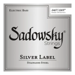 Sadowsky SAC STR SBCS 45B Corde per Basso Elettrico 045-130 SS