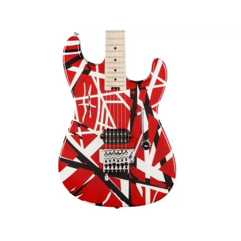 EVH Striped Series Red with Black Stripes 5107902503