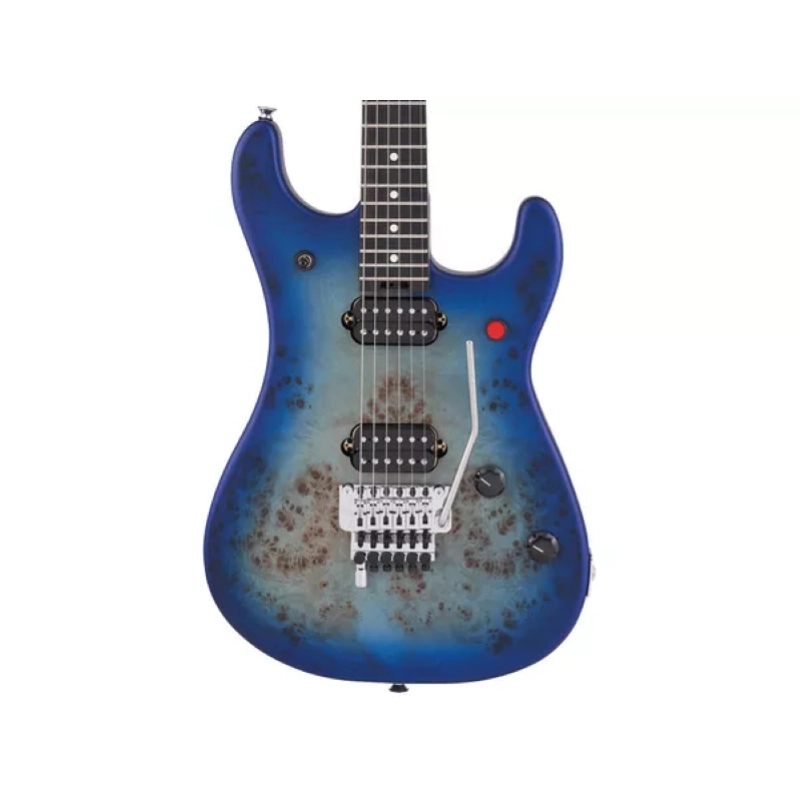 EVH 5150™ Series Deluxe Poplar Burl, Ebony Fingerboard, Aqua Burst 5108002558