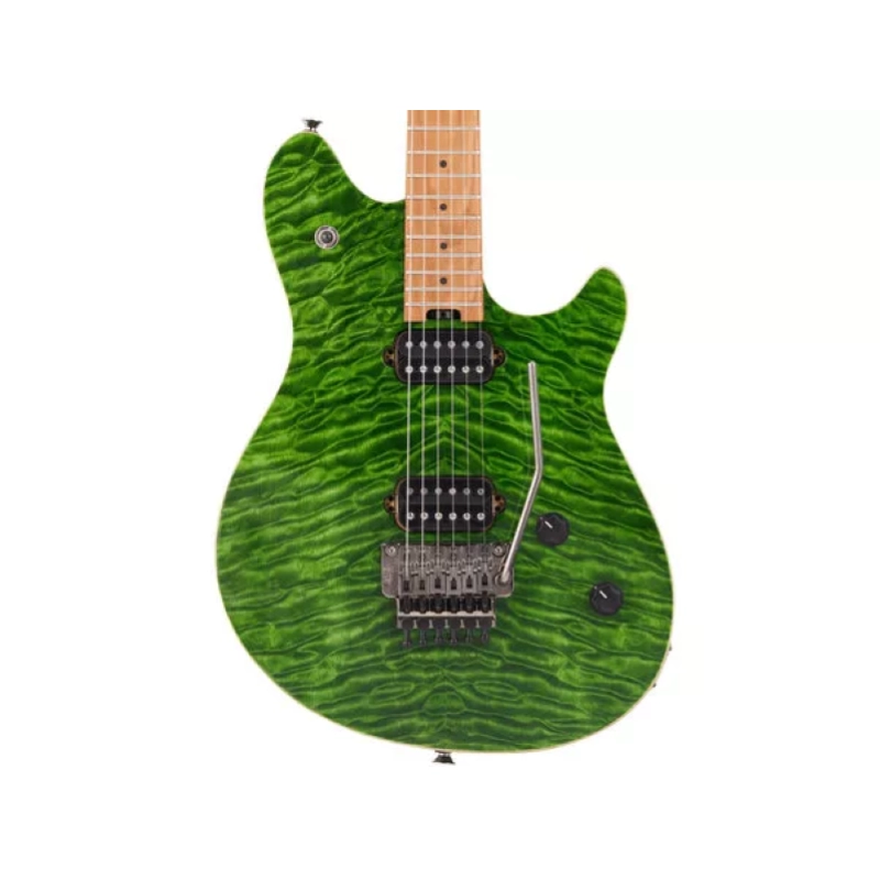 EVH Wolfgang® WG Standard QM, Baked Maple Fingerboard, Transparent Green