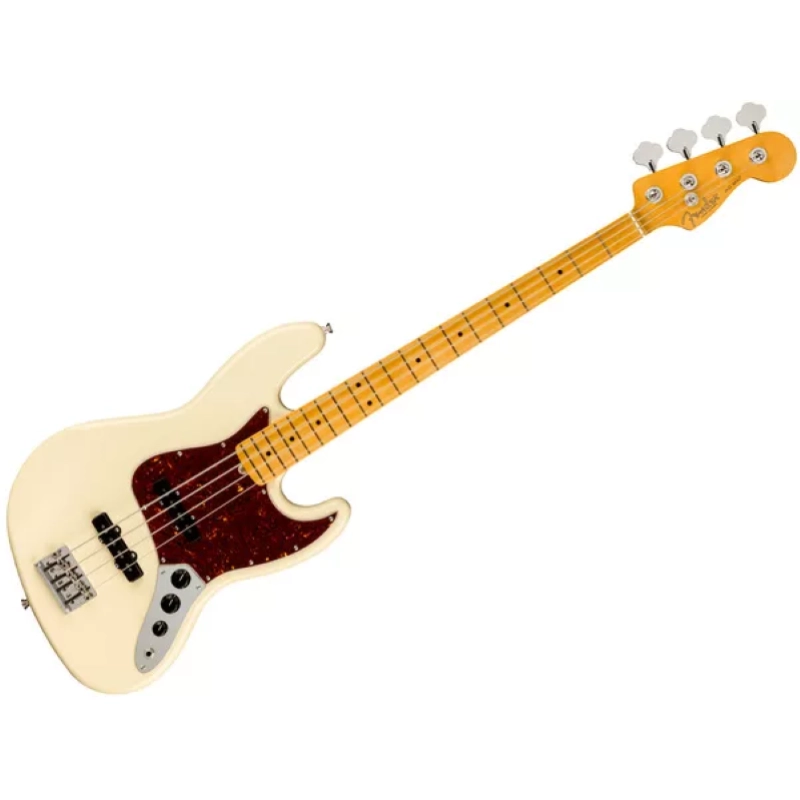 Fender American Professional II Jazz Bass® Maple Fingerboard, Olympic White 0193972705