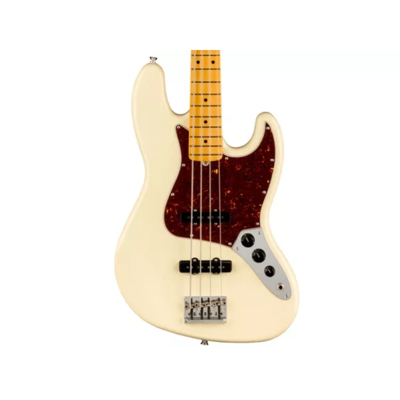 Fender American Professional II Jazz Bass® Maple Fingerboard, Olympic White 0193972705