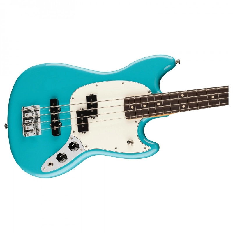 Fender Player II Mustang® Bass PJ, Rosewood Fingerboard, Aquatone Blue 0140490518