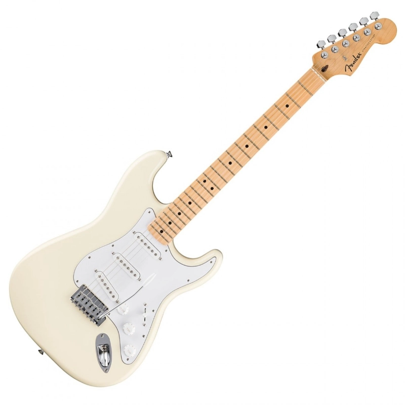Fender Standard Stratocaster®, Maple Fingerboard, White Pickguard, Olympic White 0266220505