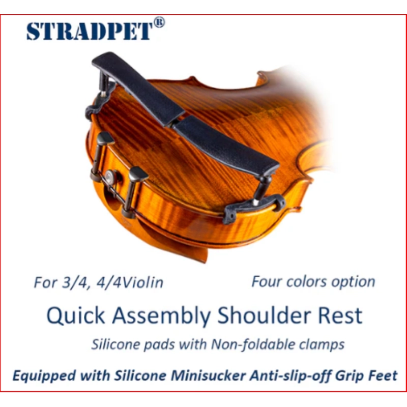 Stradpet Spalliera Violino in Titanio/Alluminio #72101