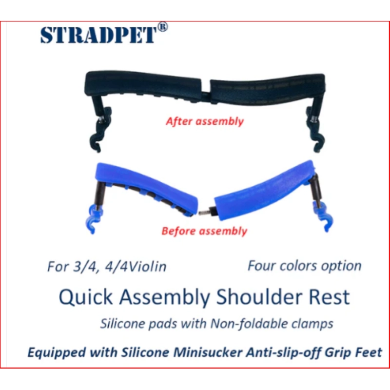 Stradpet Spalliera Violino in Titanio/Alluminio #72101