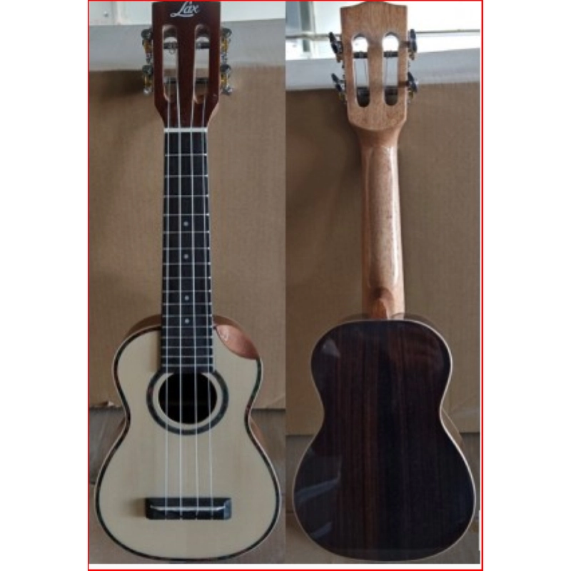 LAX UK318S-S Ukulele SOPRANO, glossy finish, c/borsa imb