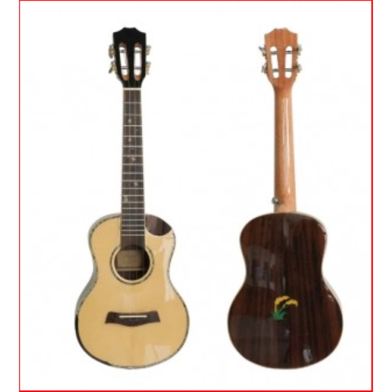 LAX UK324S-S Ukulele SOPRANO cutaway, glossy finish, c/borsa imb