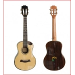 LAX UK324S-S Ukulele SOPRANO cutaway, glossy finish, c/borsa imb