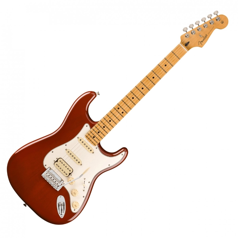 Fender Player II Stratocaster® HSS, Maple Fingerboard, Transparent Mocha Burst 0140542545