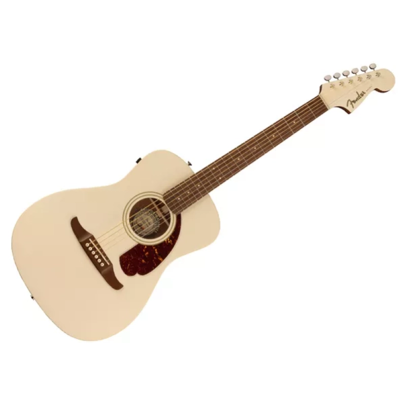 Fender Malibu Player, Walnut Fingerboard, Tortoiseshell Pickguard, Olympic White 0970722505