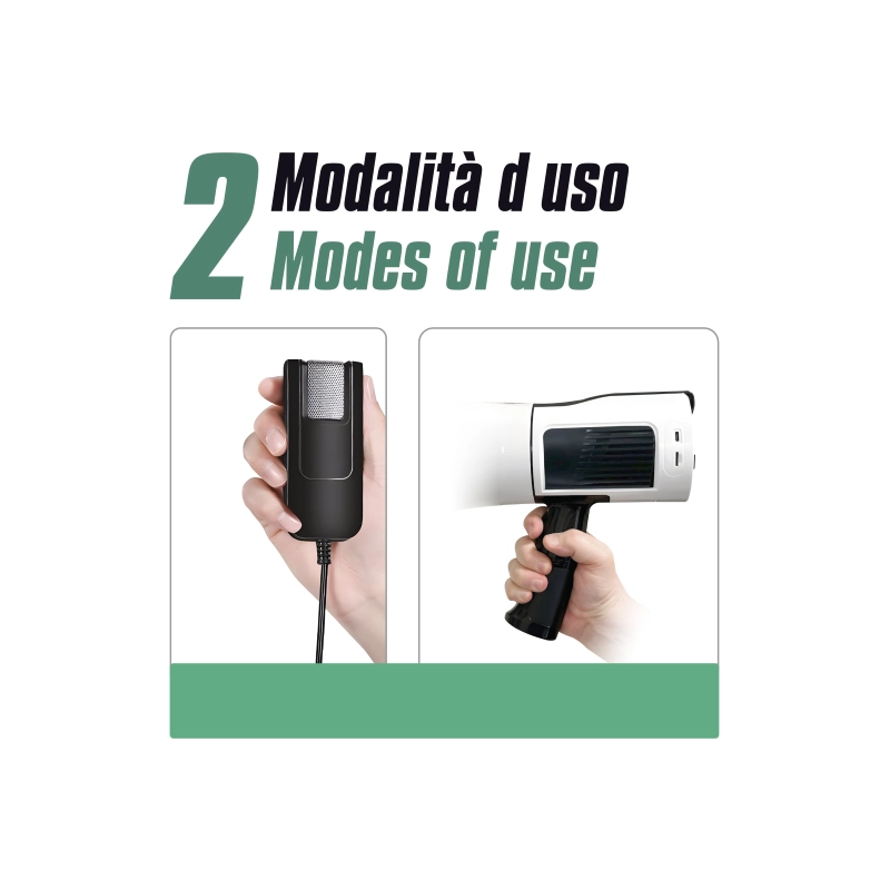 Karma GT1231BT Megafono Ricaricabile 30W con USB Type-C e Bluetooth