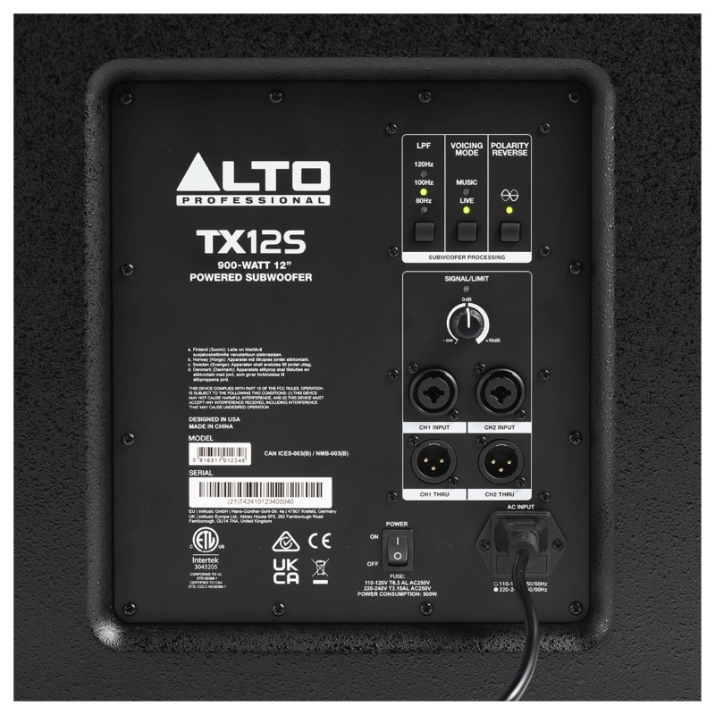 Alto TX12S Subwoofer 12" 900W
