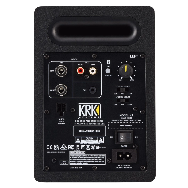 KRK Kreate3 Coppia Monitor da Studio