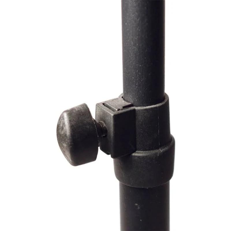 K&M leggio alluminio nero 37850 Ruka 3 altezze