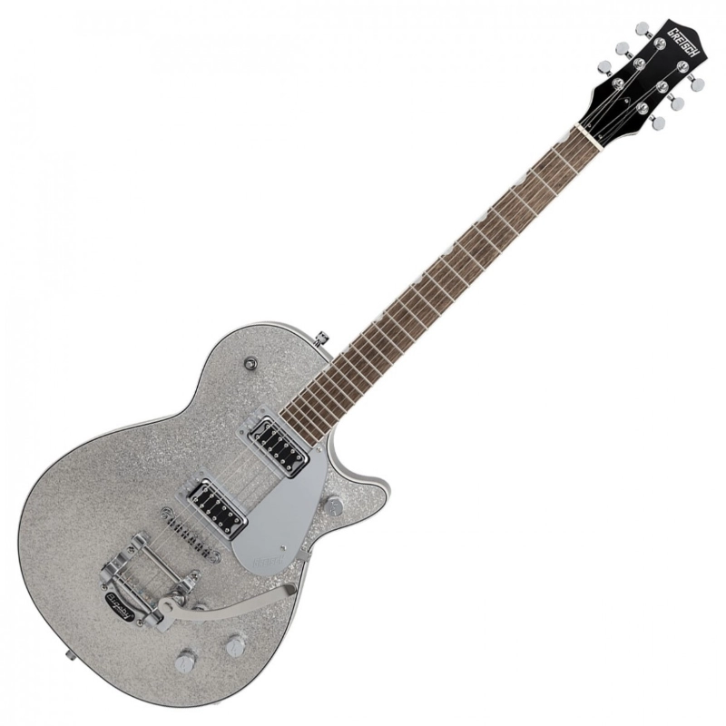 Gretsch G5230T Electromatic® Sparkle Jet™ FT Single-Cut with Bigsby®, Laurel Fingerboard, Silver Sparkle