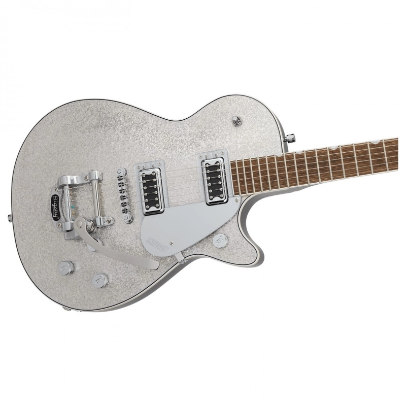 Gretsch G5230T Electromatic® Sparkle Jet™ FT Single-Cut with Bigsby®, Laurel Fingerboard, Silver Sparkle