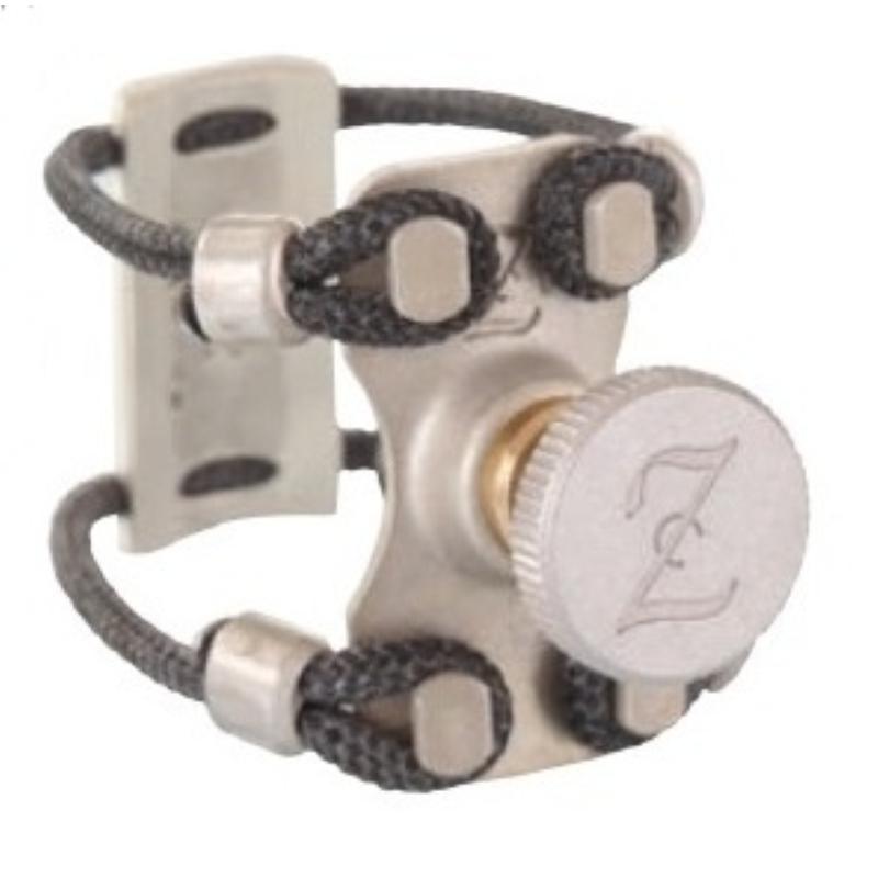 Zac Ligature ZL4116 Legatura in Argento Massiccio per Sax Alto Bocchini Ebante Misura Media