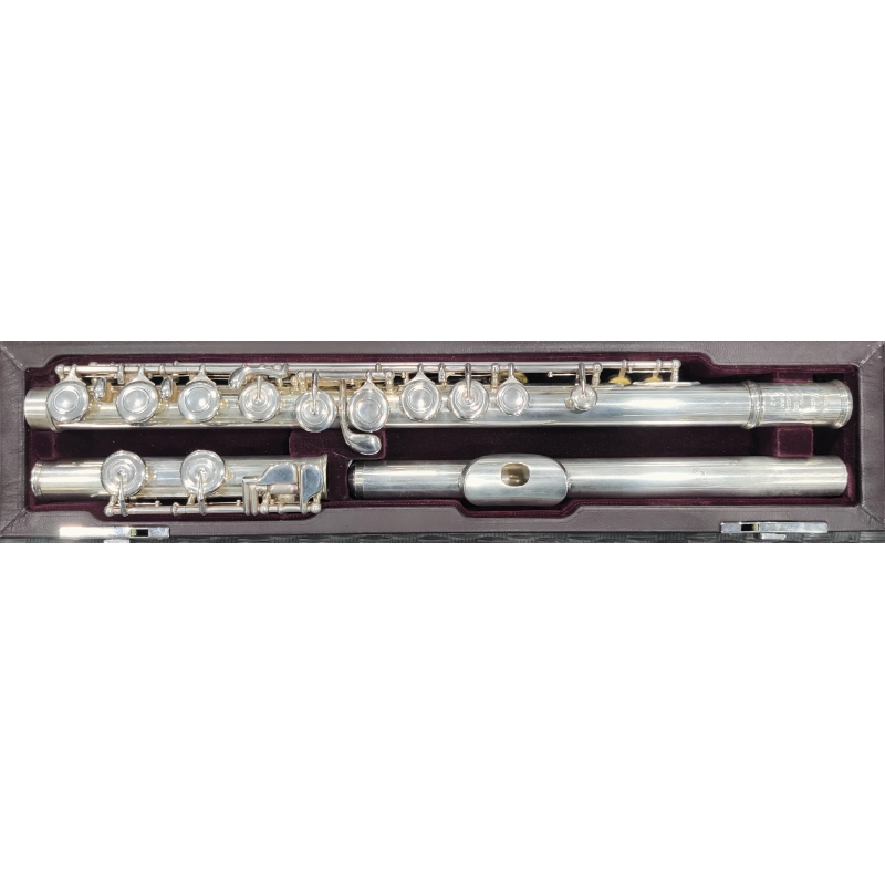 usato Muramatsu Flauto Traverso d'Argento Massiccio Fori Chiusi