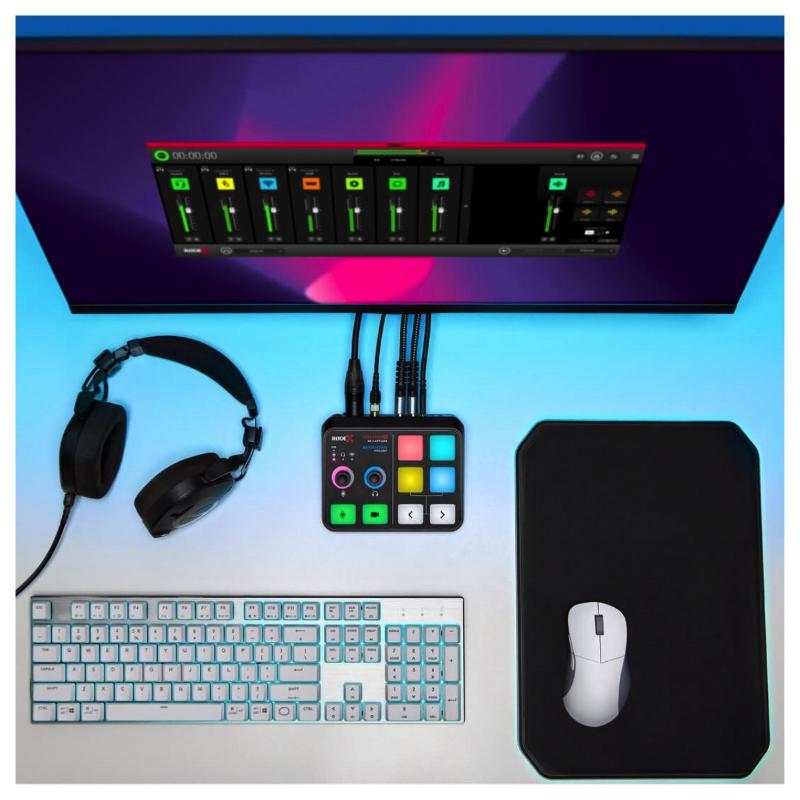 Rode Streamer X Scheda di Acquisizione Video e Interfaccia Audio con Superficie di Controllo