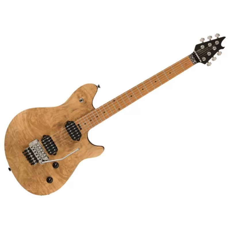 EVH Wolfgang® WG Standard Exotic Laurel Burl, Baked Maple Fingerboard, Natural