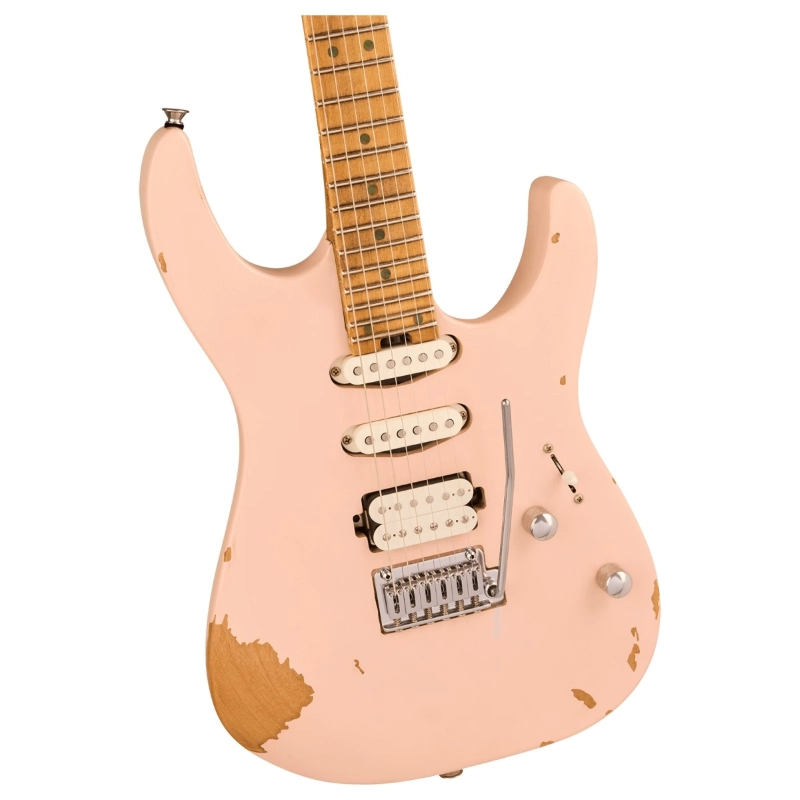 Charvel Pro-Mod Signature Rick Graham DK24 2PT CM, Worn Shell Pink