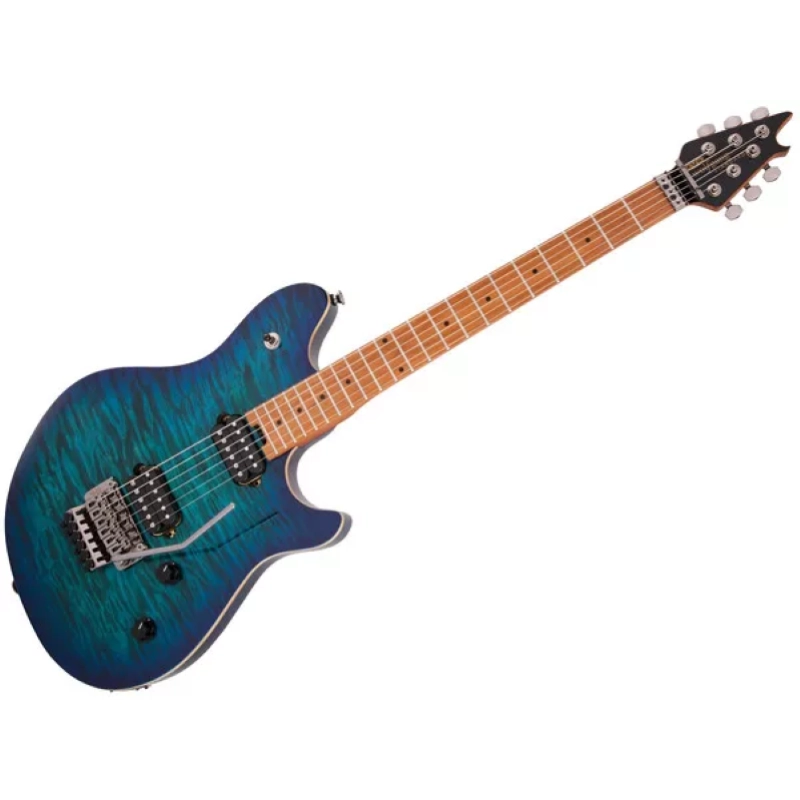EVH Wolfgang® WG Standard QM, Baked Maple Fingerboard, Chlorine Burst