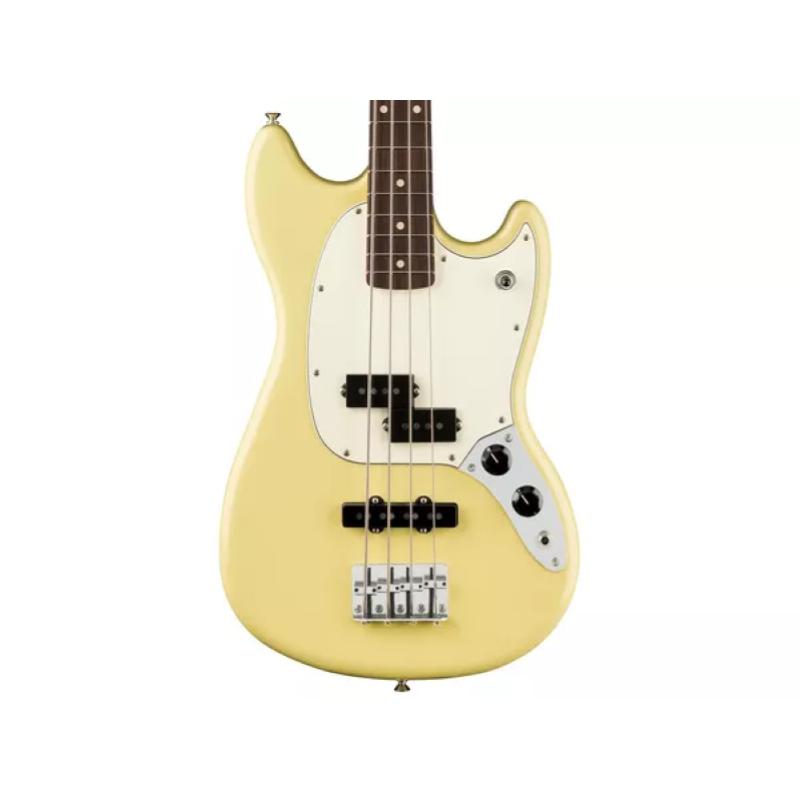 Fender Player II Mustang® Bass PJ, Rosewood Fingerboard, Hialeah Yellow 0140490561