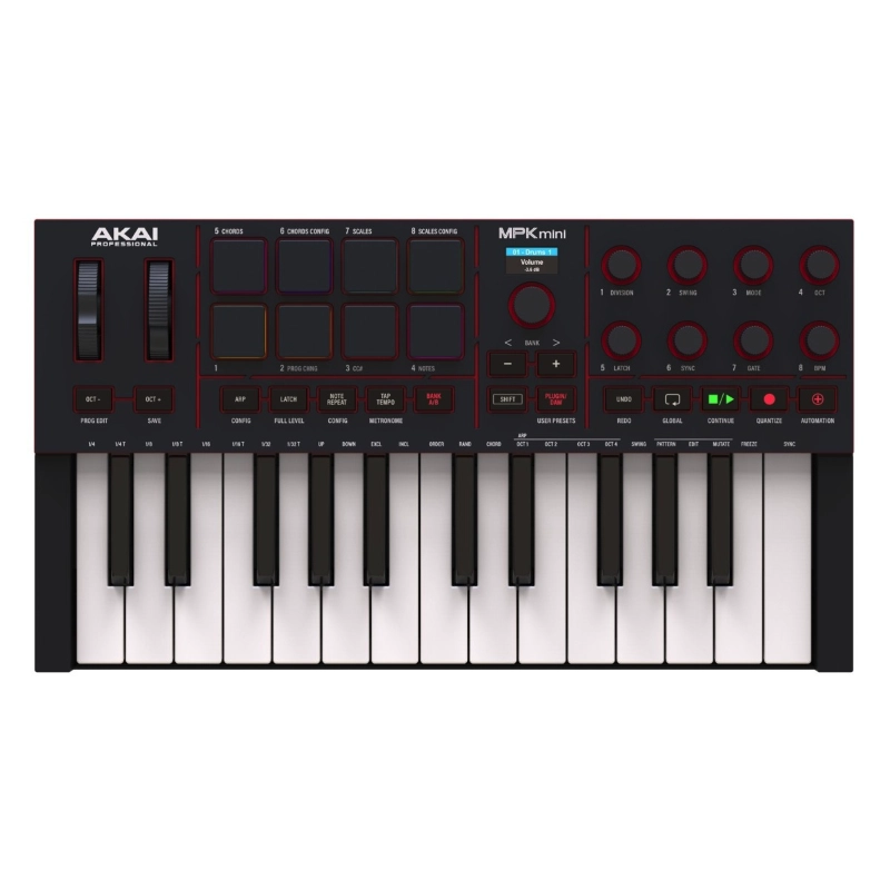 Akai MPK Mini MK4 Controller MIDI USB 25 Tasti Mini