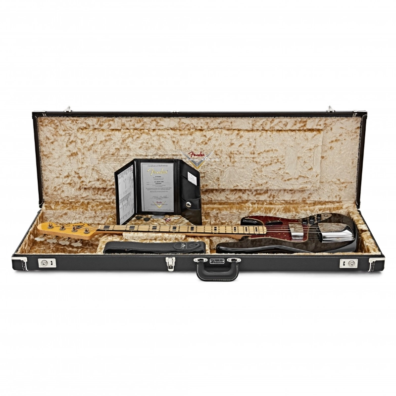 Fender Custom Shop '68 J Bass® Journeyman Relic®, Maple Fingerboard, Aged Black 9235001595