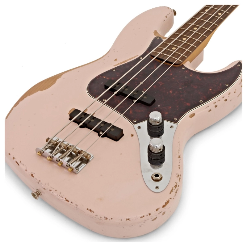 Fender Flea Jazz Bass® Roadworn Shell Pink 0141020356