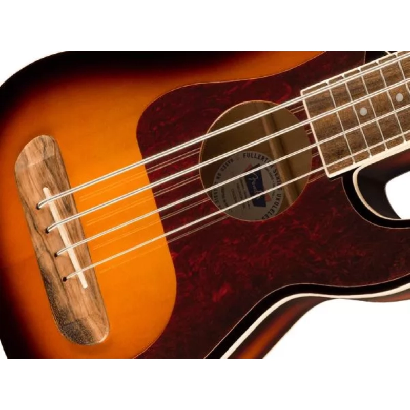 Fender Fullerton Precision Bass® Uke, Walnut Fingerboard, Tortoiseshell Pickguard, 3-Color Sunburst 0970583500