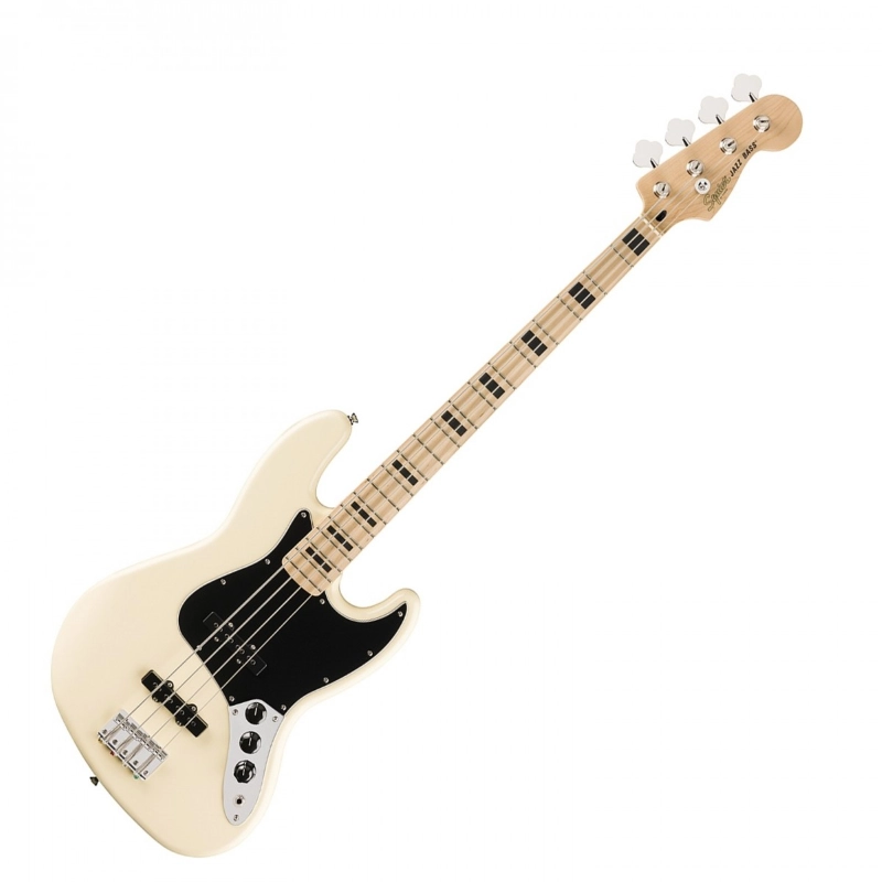 Fender Squier Affinity Series™ Active Jazz Bass®, Maple Fingerboard,Olympic White 0378703505