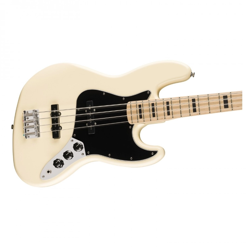 Fender Squier Affinity Series™ Active Jazz Bass®, Maple Fingerboard,Olympic White 0378703505
