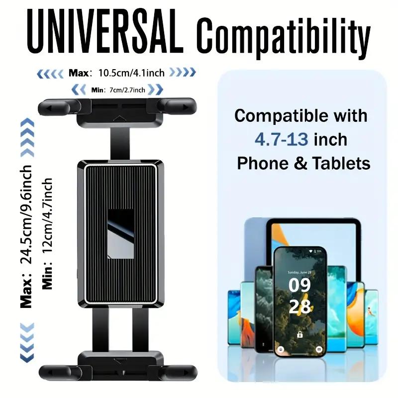 Supporto iPad Tablet SMPro  da cm.4.7 a cm.33, da asta